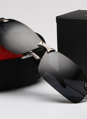 帕shy太阳镜变色男士偏光墨镜驾驶夜视开车钓鱼眼镜韩版时尚潮