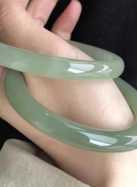 树莓气泡水手镯女款中国风圆条粗款镯子冰透百搭汉服配饰闺蜜礼物