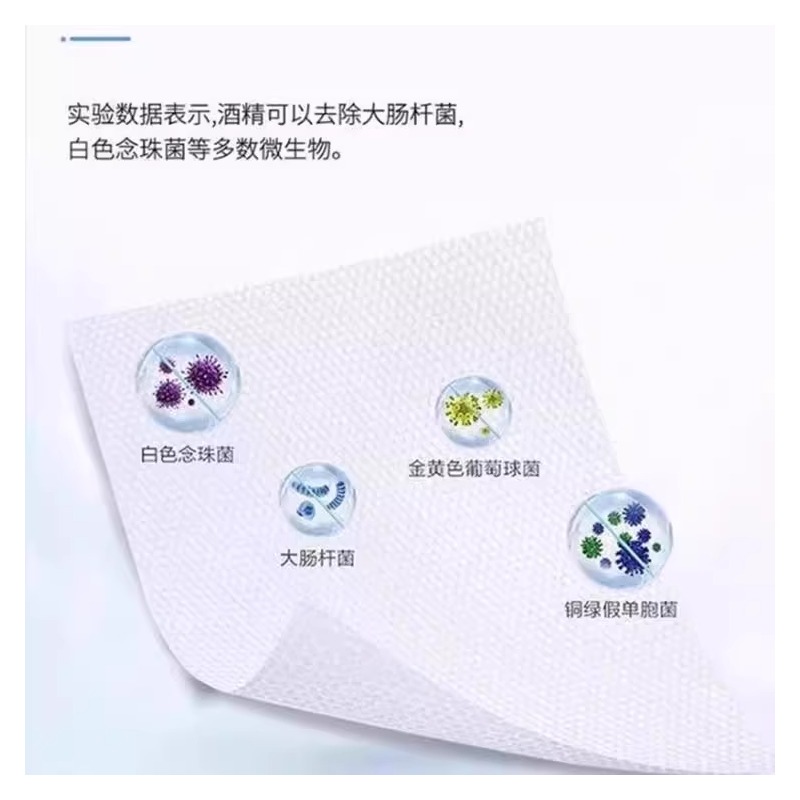 75度酒精消毒湿巾80抽家用卫生杀菌湿纸巾大包实惠装清洁抑菌lly