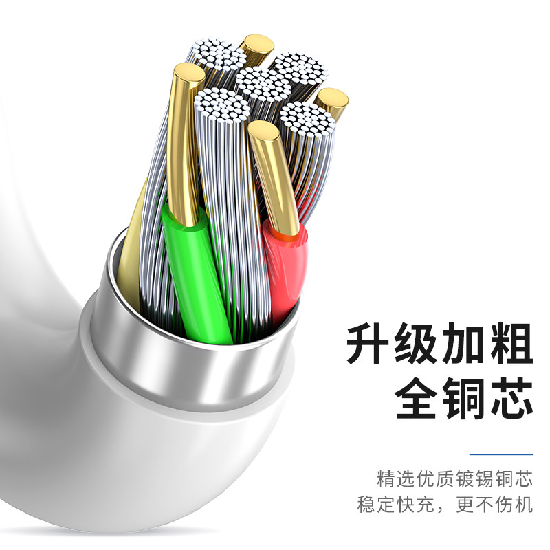 驯龙师 适用苹果数据线快充iphone12/11/13/xrs/14充电线车载加长2米xsmax平板ipad闪充pd7/8plus充电器手机