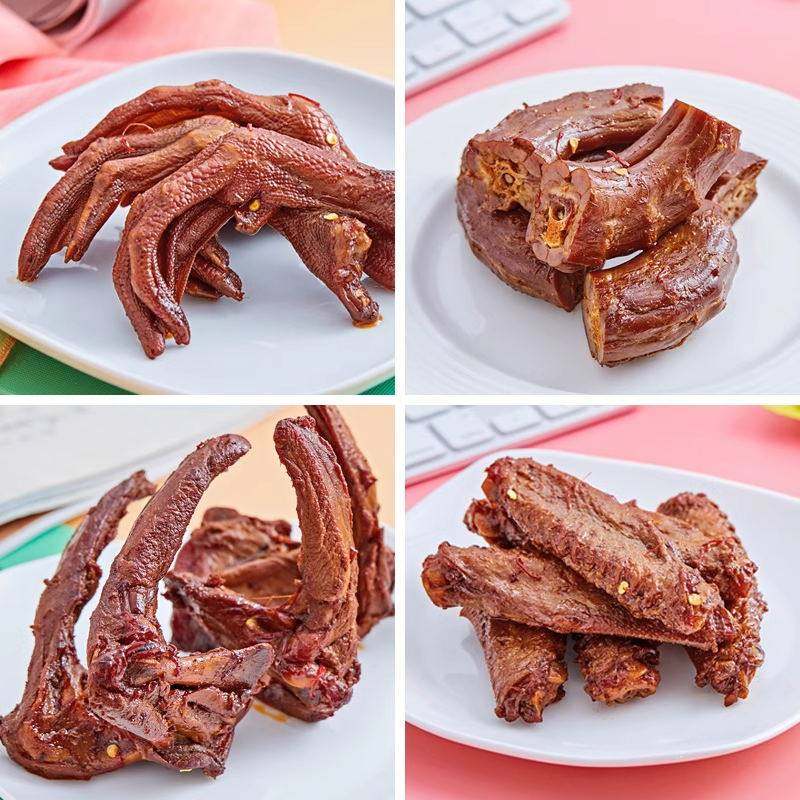 周黑鸭真空袋装鸭脖140g鸭锁骨鸭翅145g鸭掌108g零食卤制解馋甜辣,淘宝优惠券,粉丝福利购,淘宝优惠卷