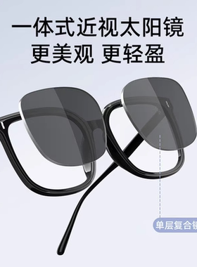 墨镜男士防紫外线2026新款驾驶开车用偏光近视带度数太阳镜uv400