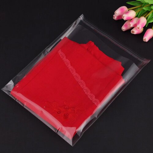 不干胶自粘袋密封包装袋透明袋塑料袋服装防尘袋多种收纳玩具日用 - 图0