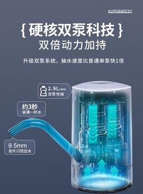 电泵抽水器桶装水器压水自秩堂动动上水器取水器大小桶吸水出水折