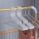 High-looking light luxury milk white adult clothes hanger thickened clothes hanger traceless non-slip student dormitory home clothes drying rack