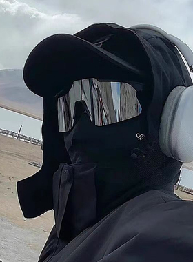 骑行防护眼镜男款登山防风潮护目镜太阳镜女新款高级感圆脸强光