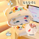 Super soft and super absorbent polka dot puppy dry hair cap set