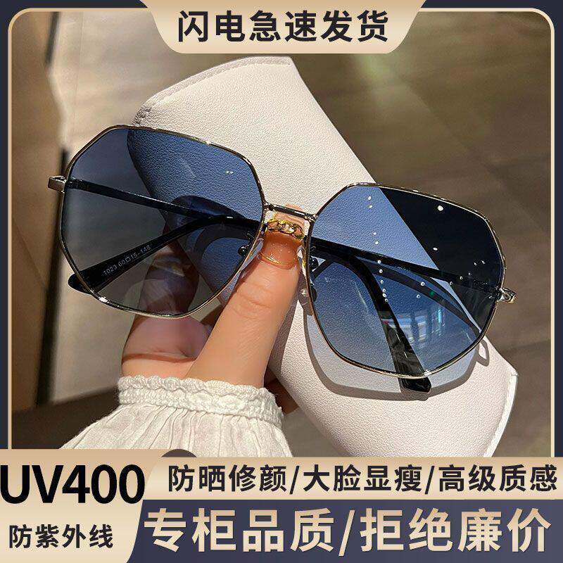 Polarized sunglasses for men and women polygonal glasses for driving