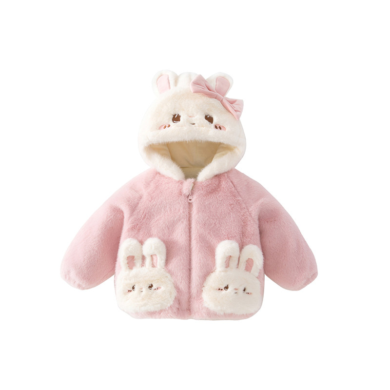 班喜迪女童外套冬装棉服2025新款女宝宝加绒上衣冬季儿童夹棉衣服,淘宝优惠券,粉丝福利购,淘宝优惠卷