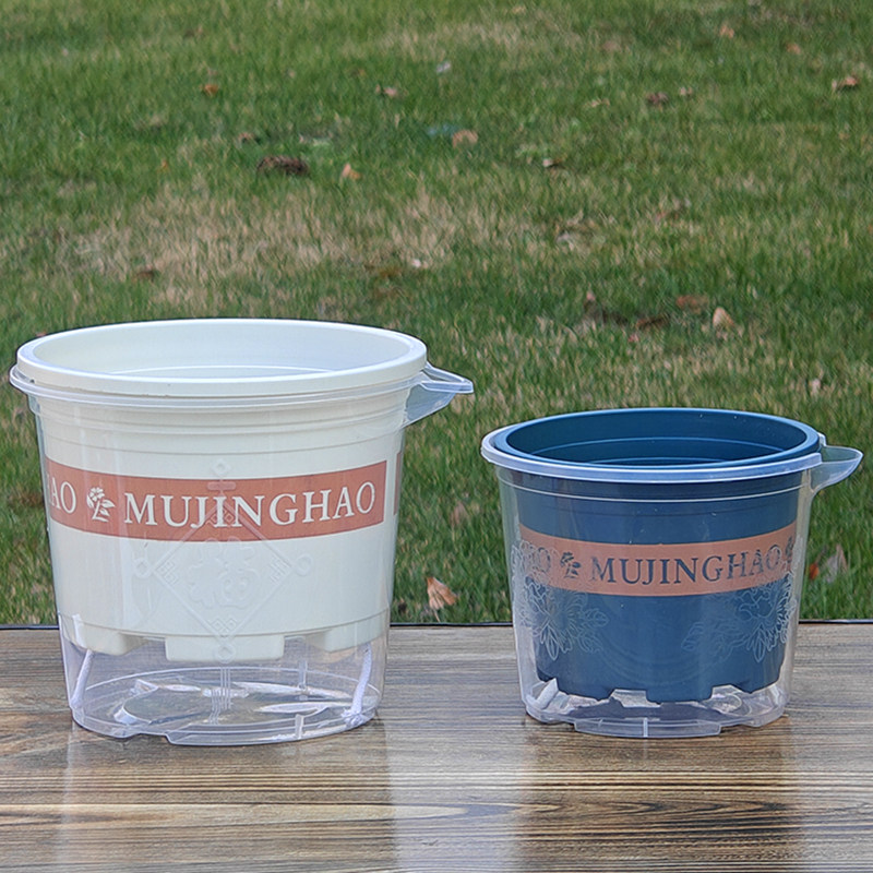 透明绿萝花盆加厚自动储水培加仑多肉双层套盆栽专用鸭嘴耐用养花,淘宝优惠券,粉丝福利购,淘宝优惠卷