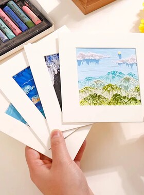 带支架油画棒专用装裱 美术儿童画框空框拍立得方形卡纸相框摆台