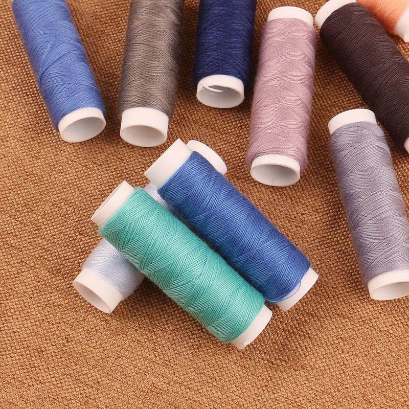 39色缝纫线针线盒家用缝补衣服线手工缝纫小线卷彩色手缝套装小卷,淘宝优惠券,粉丝福利购,淘宝优惠卷