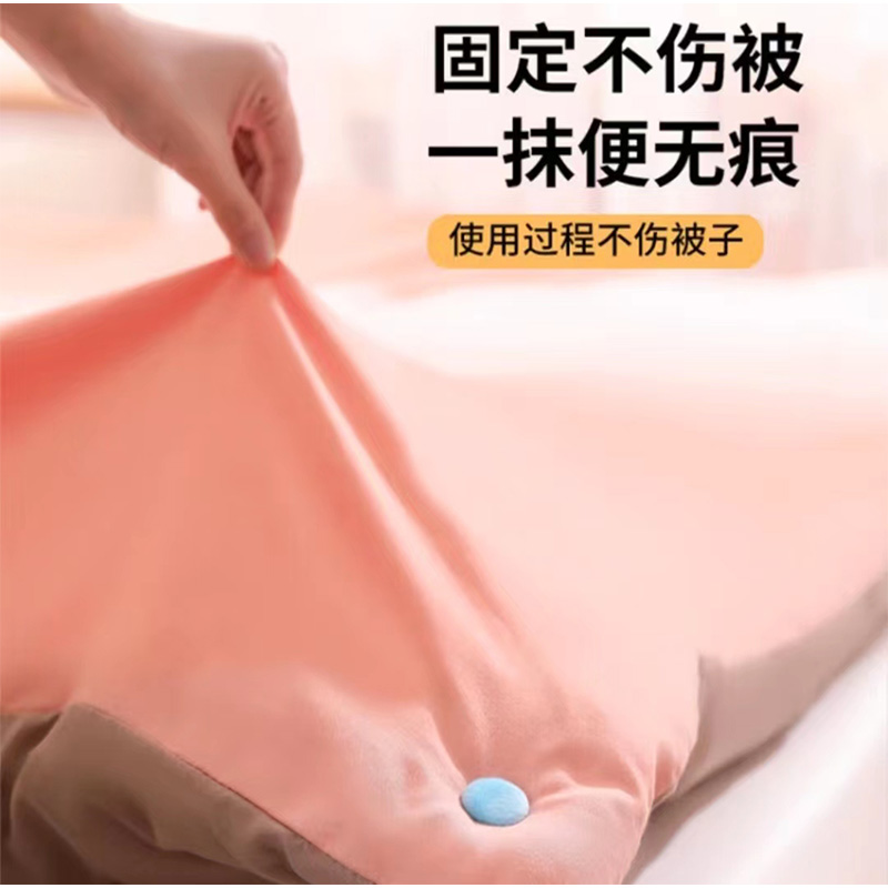新款无针毛绒被子固定器床单被角被套防跑固定被子神器安全扣子 - 图0