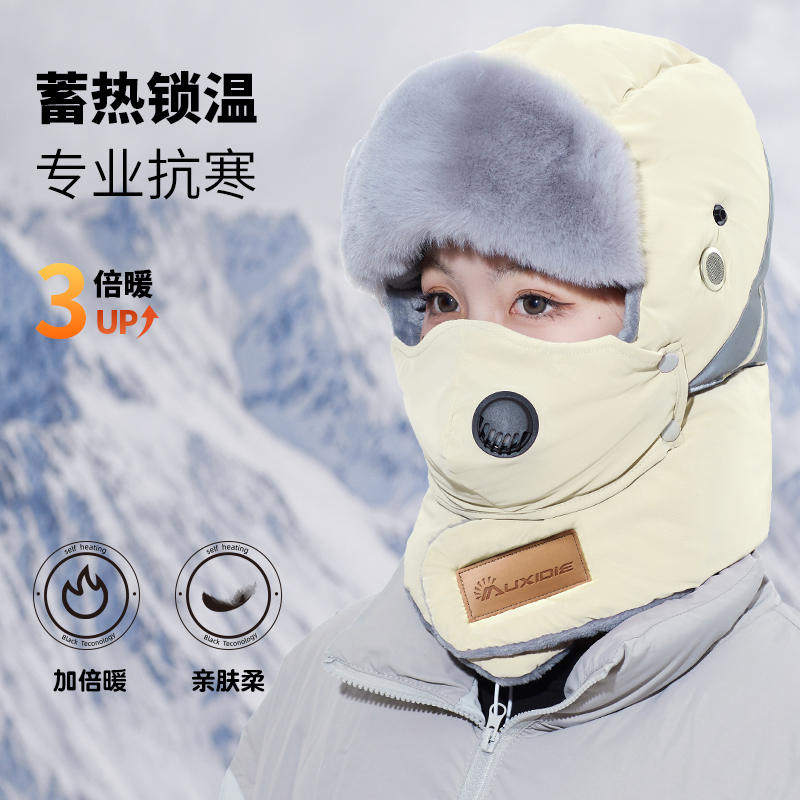 大头围防寒棉帽子男女冬季冬天爸爸雷锋帽骑车保暖防风电动车骑行,淘宝优惠券,粉丝福利购,淘宝优惠卷