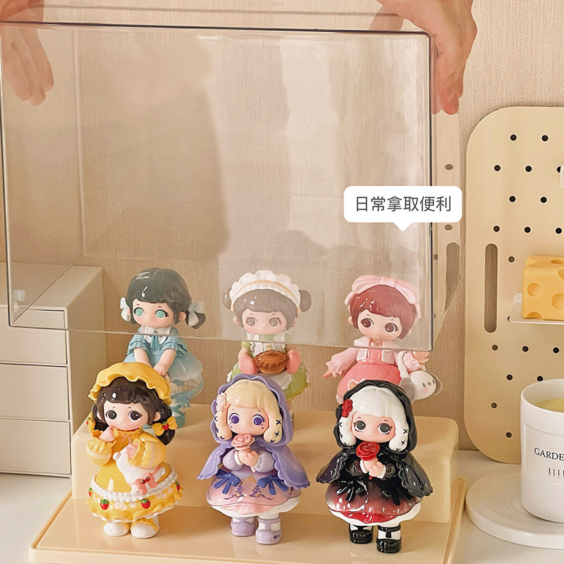 又梨盲盒收纳展示架娃娃摆件公仔手办展示柜防尘透明亚克力展示盒,淘宝优惠券,粉丝福利购,淘宝优惠卷
