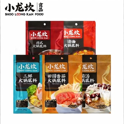 【小龙坎】川式麻辣火锅牛油清汤番茄火锅底料麻辣烫冒菜菌汤