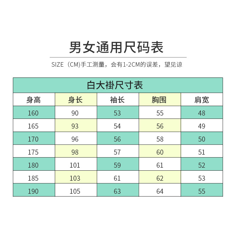 白大褂短袖夏季医生实验室服化学护士工作服保安安保物业薄款工程-图1