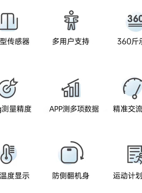 体重秤高精准度家用电子秤充电款