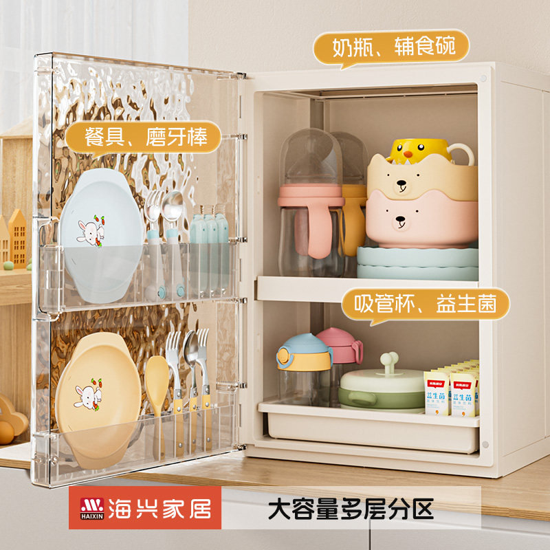宝宝奶瓶收纳盒餐具辅食碗筷水杯沥水架婴儿收纳箱防尘置物架厨房,淘宝优惠券,粉丝福利购,淘宝优惠卷