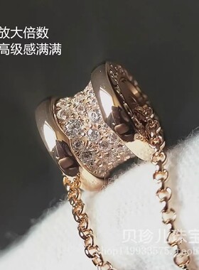 小蛮腰弹簧项链镀黑陶瓷小红人慈善款情侣锁骨链不掉色白金高级感