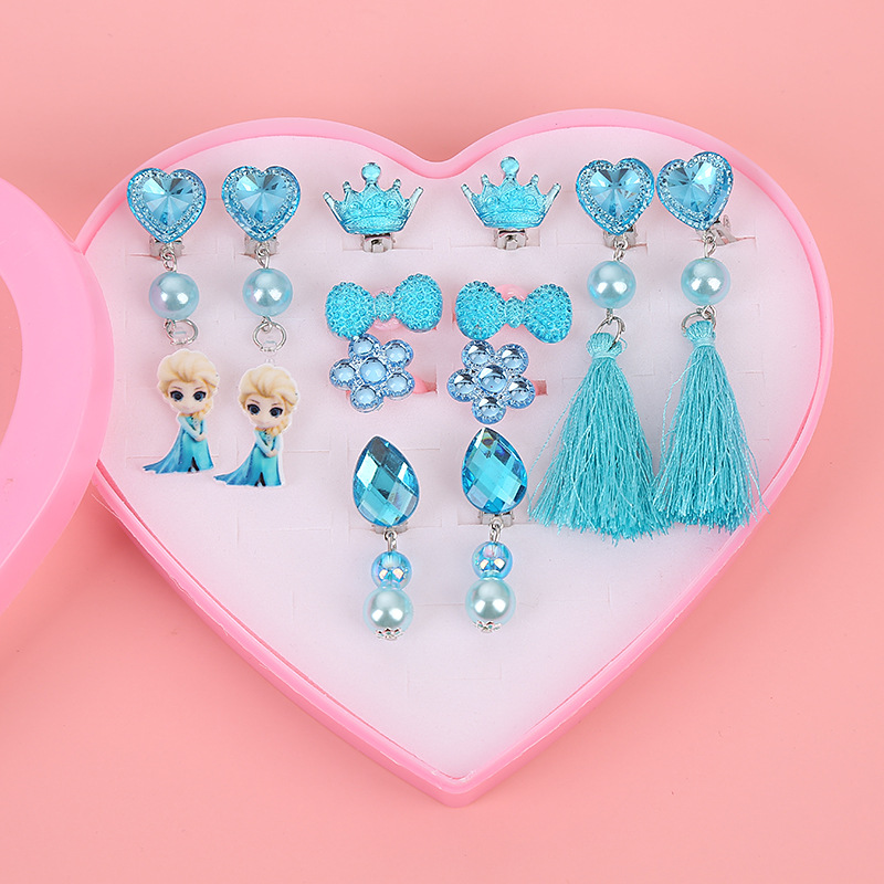 无耳洞宝宝公主可爱假耳环 天天特卖工厂店耳环