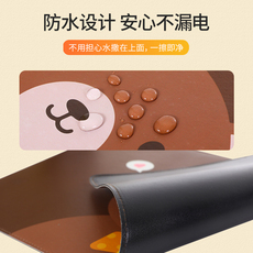 Теплый настольный коврик 超大加热鼠标垫发热垫办公室电脑桌垫桌面保暖学生写字暖手暖桌垫