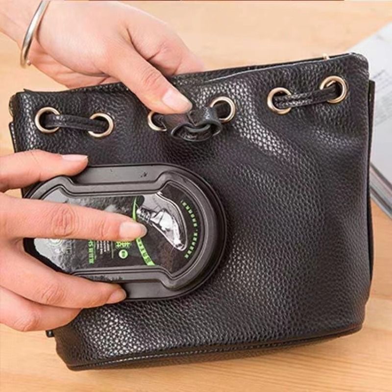 鞋油鞋刷海绵擦皮鞋神器无色通用真皮保养油黑色鞋蜡清洁鞋擦速亮