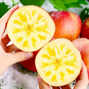 甘肃大漠冰糖心苹果净重4.5斤