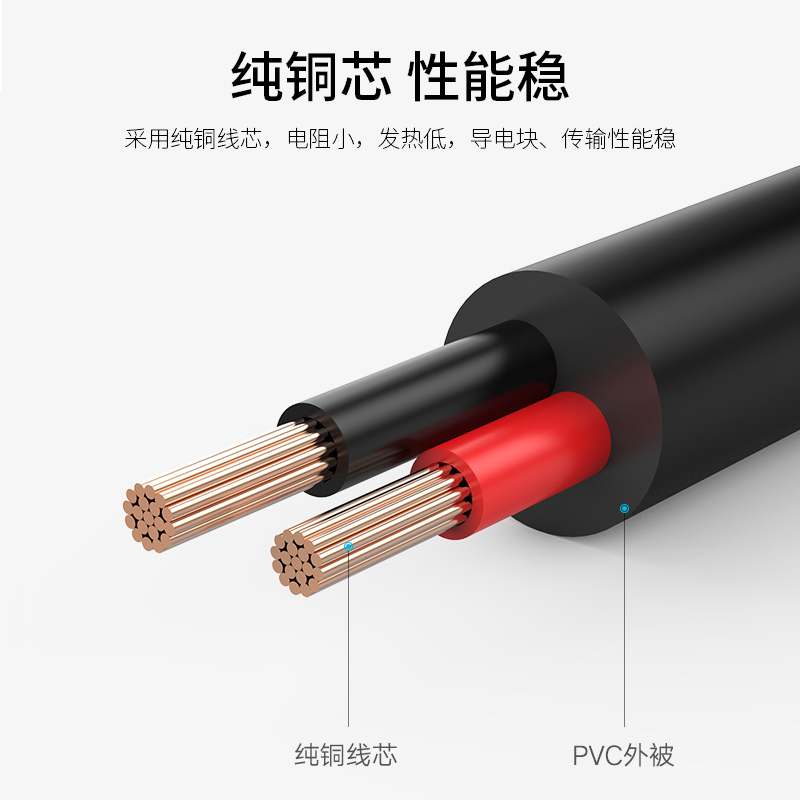 圆孔充电器线圆头口3.5mm台灯音响音箱小风扇露娜洗脸仪luna mini2洁面仪dc5v供电通用usb转dc电源数据线-图2