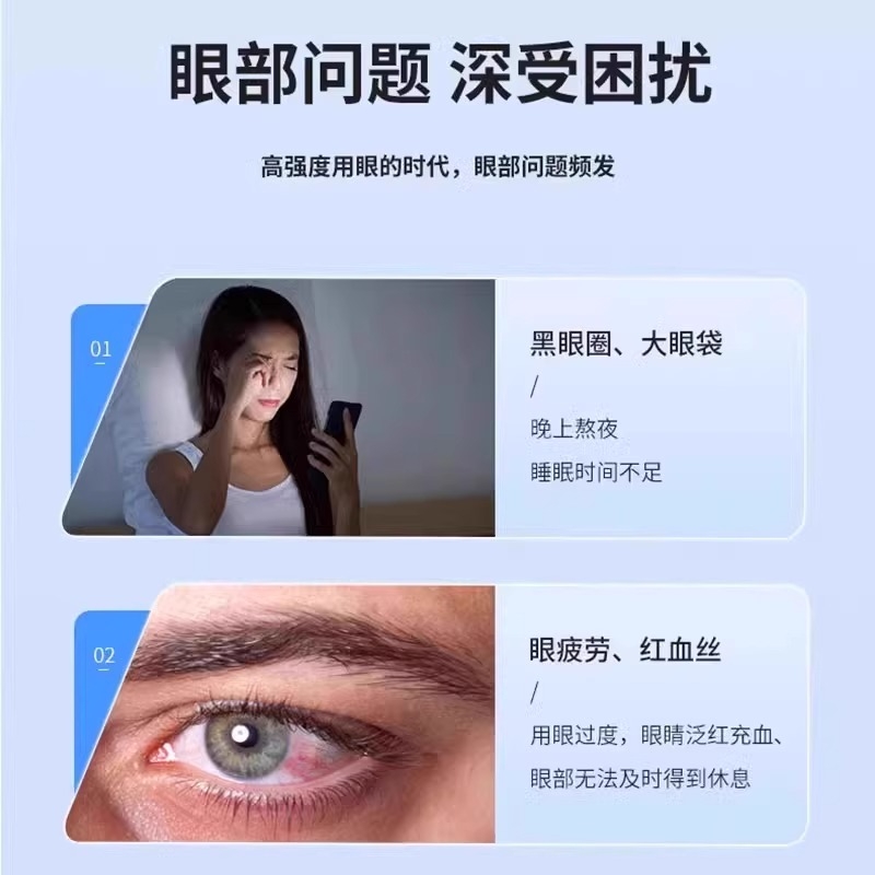 叶黄素冰敷眼罩冷敷睡眠眼贴护眼缓眼睛消肿清凉解眼疲劳神器穴位