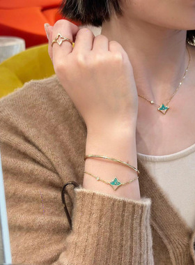 高定品质天然天河石项链手链不掉色耳钉