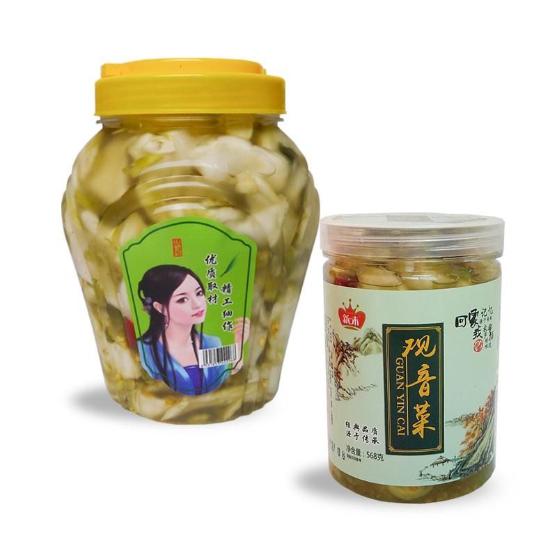 新未观音菜脆嫩儿菜芥菜开胃菜儿童泡菜爽口下饭娃娃菜淡榨菜568g - 图3