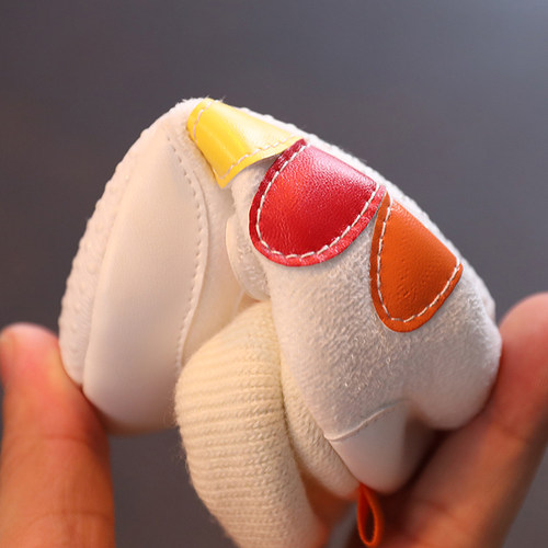 春秋季0-1岁婴幼儿宝宝鞋子软底防滑0-6新生儿学步前鞋袜一体不掉 - 图3