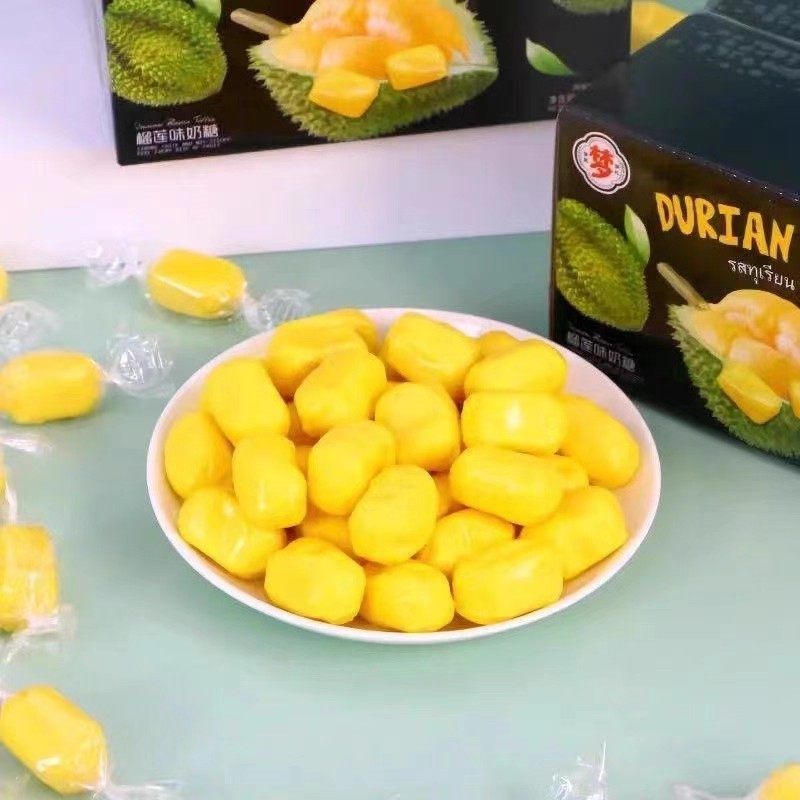 正宗泰国榴莲特浓水果糖果奶糖喜糖软糖年货榴莲糖零食好吃泰式,淘宝优惠券,粉丝福利购,淘宝优惠卷
