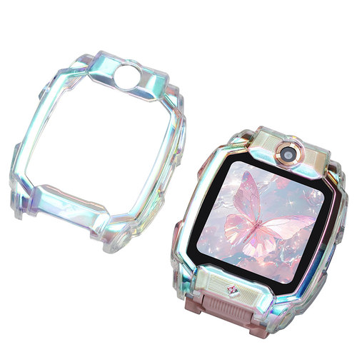 适用小天才Z11手表保护套z9/z10/d5儿童电话d2/q1a/z8/z6pro/z7s/q3/z1s极光d2a/y8/u5全包防摔透明表壳表带-图3