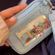 2025 new clutch bag women's small bag portable small wallet lanyard card bag ID storage zipper coin wallet
