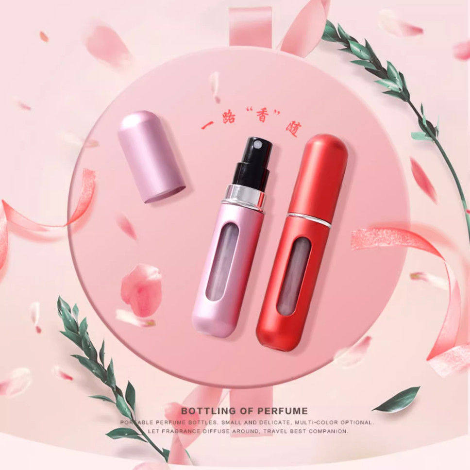 高端香水分装瓶底部充装香水瓶便携旅行分装器喷雾瓶空瓶瓶子喷头