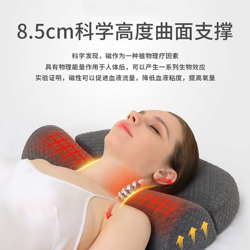 颈椎枕头助睡眠记忆棉富贵包反弓睡觉专用护颈枕曲度修复枕牵引枕