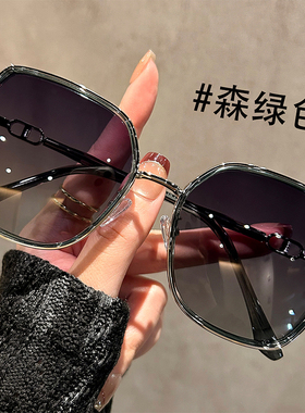 2026新款大框偏光墨镜女款适合方圆脸设计太阳镜防晒防紫外线茶色