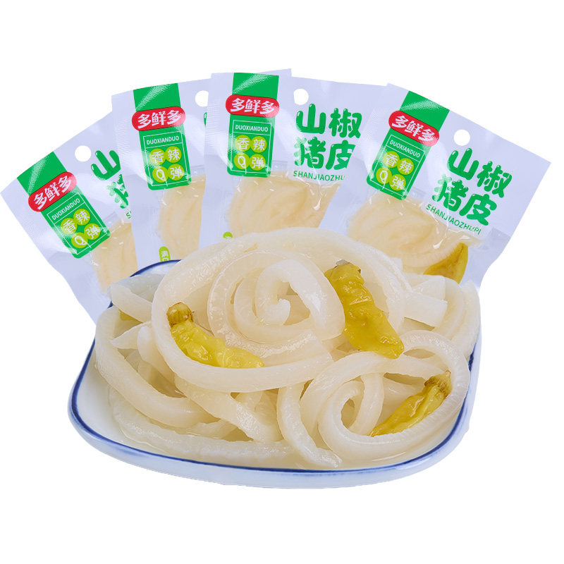 猪肉零食山椒猪皮泡椒熟食泡椒熟食水晶猪皮小包装即食酸辣肉皮,淘宝优惠券,粉丝福利购,淘宝优惠卷