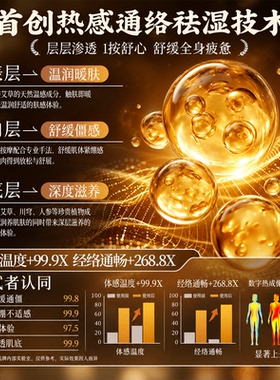 【养生馆同款】生姜艾草按摩精油