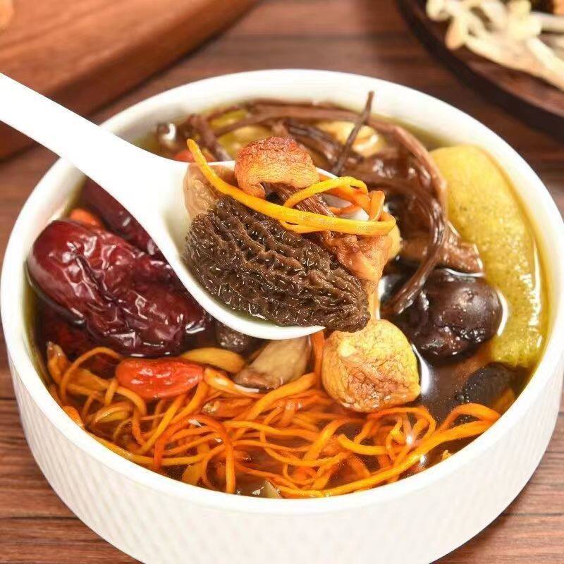 【果官宣】新货七彩菌汤包50g*3袋装