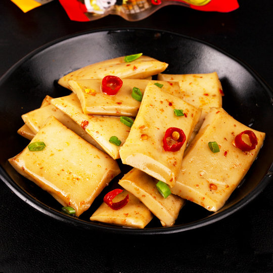 Q-bomb roasted dried tofu mixed flavors individually packaged