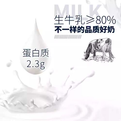 海河牛奶13种口味10袋可可白桃巧克力儿童学生早餐奶风味奶草莓 - 图3