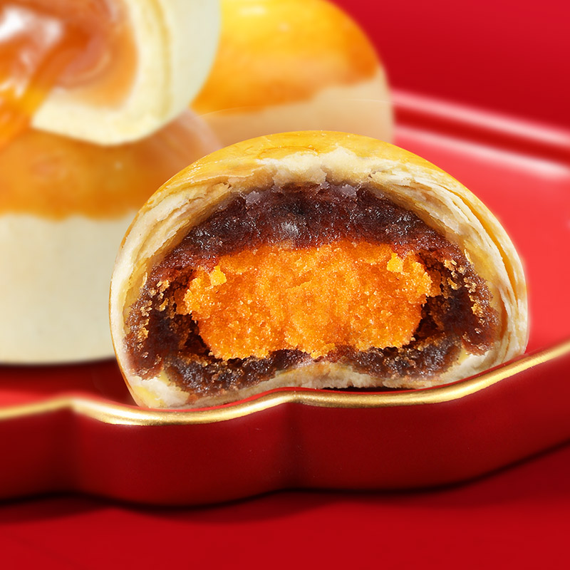 雪媚娘中秋礼盒面包糕点早餐休闲零食甜品小吃红豆薏米粗粮蛋黄酥