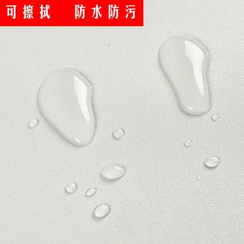 家具墙纸自粘防水防潮可擦洗卧室温馨自贴壁纸纯白色翻新宿舍贴纸 - 图1