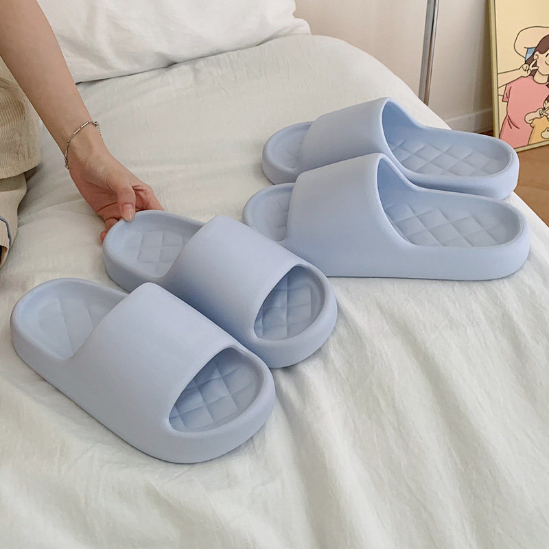 休闲百搭软平底菱格拖鞋男女夏季室内防滑情侣防臭浴室洗澡凉拖鞋,淘宝优惠券,粉丝福利购,淘宝优惠卷