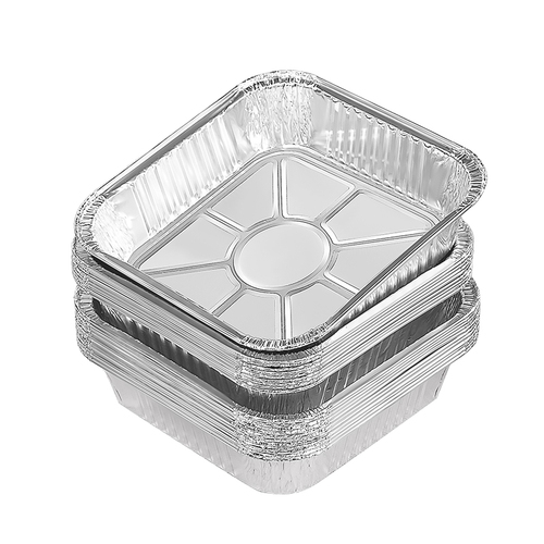 空气炸锅专用锡纸盘方形烤盘锡纸盒锡纸烤箱家用铝箔纸锡纸碗防水