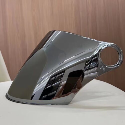 头盔配件大全新国标头盔防风镜高清透明耐磨头盔镜片头盔防晒面罩 - 图1