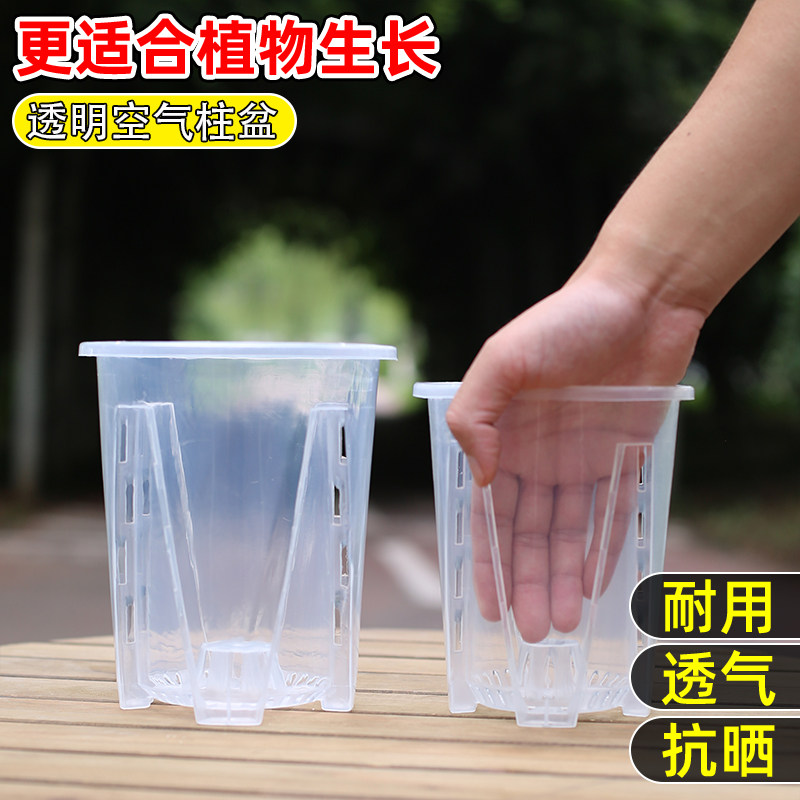 透明控根花盆兰花水苔蝴蝶兰透气蝴蝶兰桌面阳台塑料树脂花盆,淘宝优惠券,粉丝福利购,淘宝优惠卷